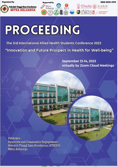 Proceeding - The 3rd International allied health students conference 2023