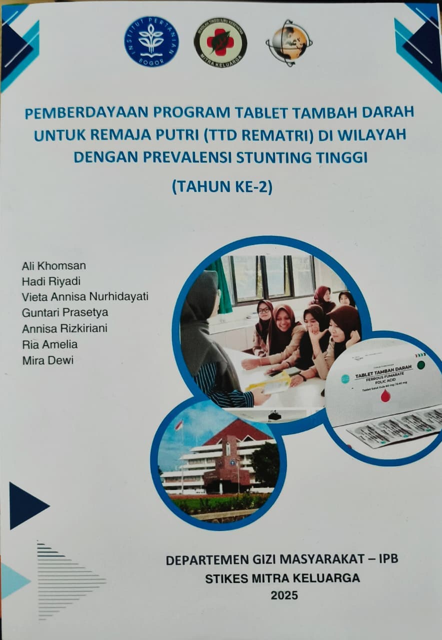 Laporan penelitian - Pemberdayaan program tablet tambah darah untuk remaja putri (TTD Rematri) di Wilayah dengan prevalensi stunting tinggi (tahun ke 2)